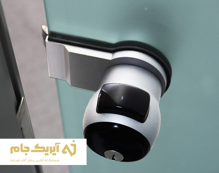 قفل شیشه سکوریت بدون فریم